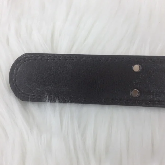 Men’s Leather Double Prong Belts - Brown - Picture 4 of 4